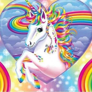 diamond painting unicorn regenboog