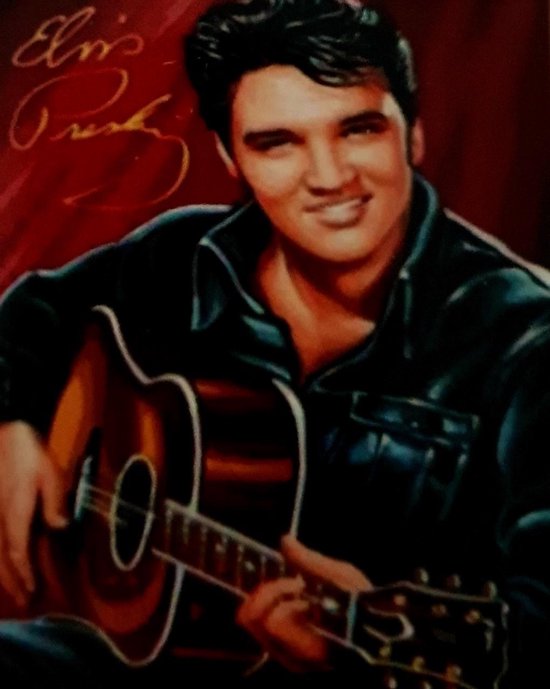 Diamond Painting Elvis met gitaar